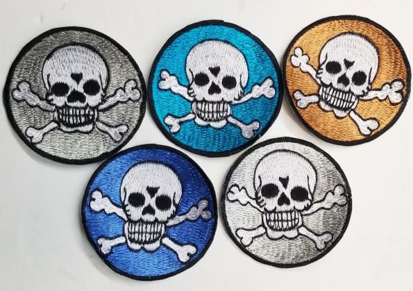 Skull Embroidery Patch