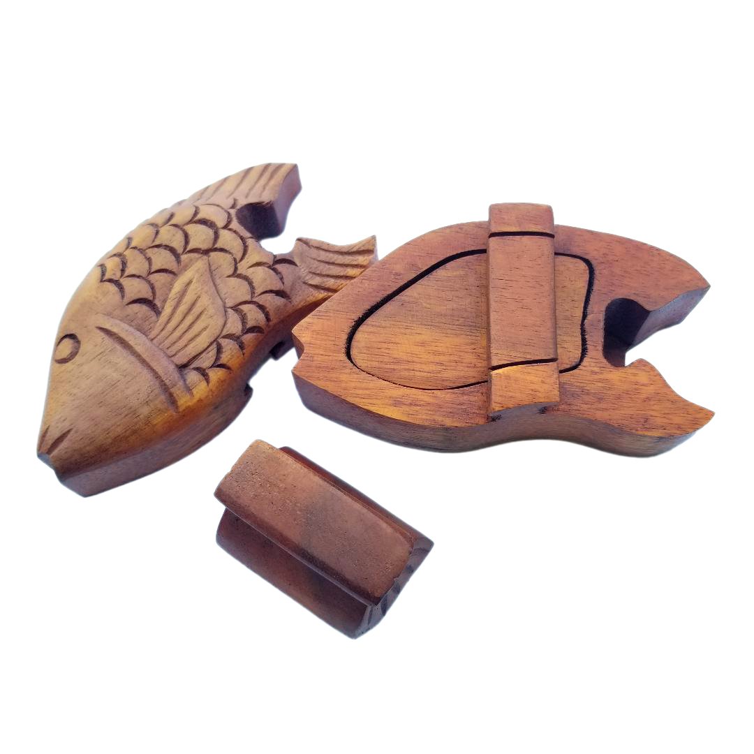 Fish Puzzle Wooden Box