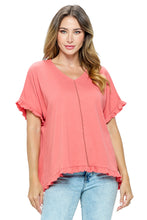 Top Loose Fit Ruffled