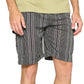 Striped Shorts With Pockets