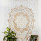 Lotus Flower Tapestry Golden