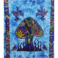 Magic Mushroom Frogs Tapestry