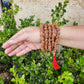 Rudraksha Prayer Mala Beads Knot Necklace