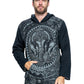Men's Hooded T Shirt Ganesh Print