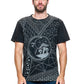 Men's T-Shirt Sacred Geometry Moon Mushrooms