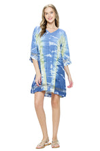 Dress Tie Dye Lace Detail