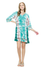 Dress Tie Dye Lace Detail
