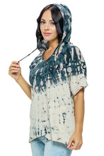 Hooded Top Tie Dye Cotton