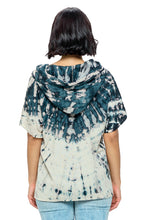 Hooded Top Tie Dye Cotton