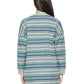Long Pullover Casual Long Striped Easy Fit