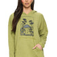 Hoodie Boho Mushrooms Print