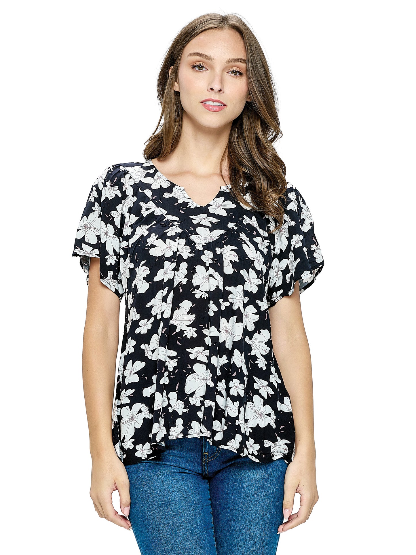 Blouse Boho Floral Print