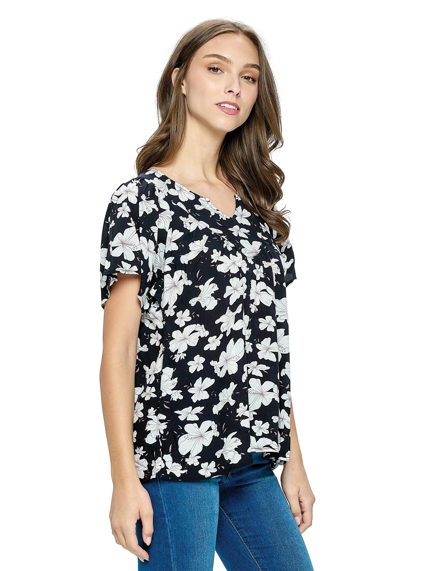 Blouse Boho Floral Print