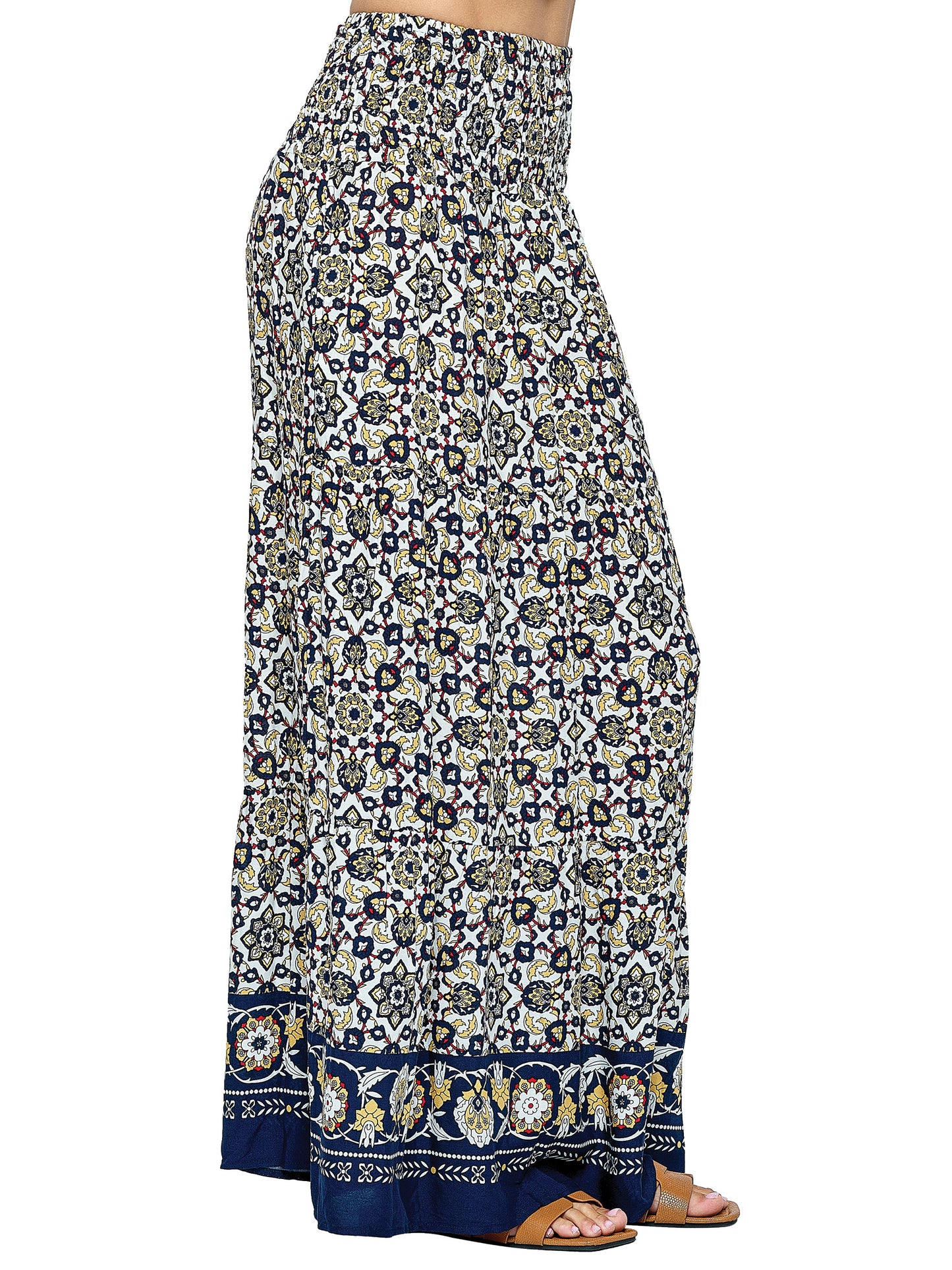 Long Skirt Boho Floral Pattern