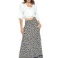 Long Skirt Boho Floral Pattern