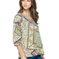 Blouse Patchwork Print Pattern