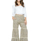 Pants Bell Bottom Lace Tiered