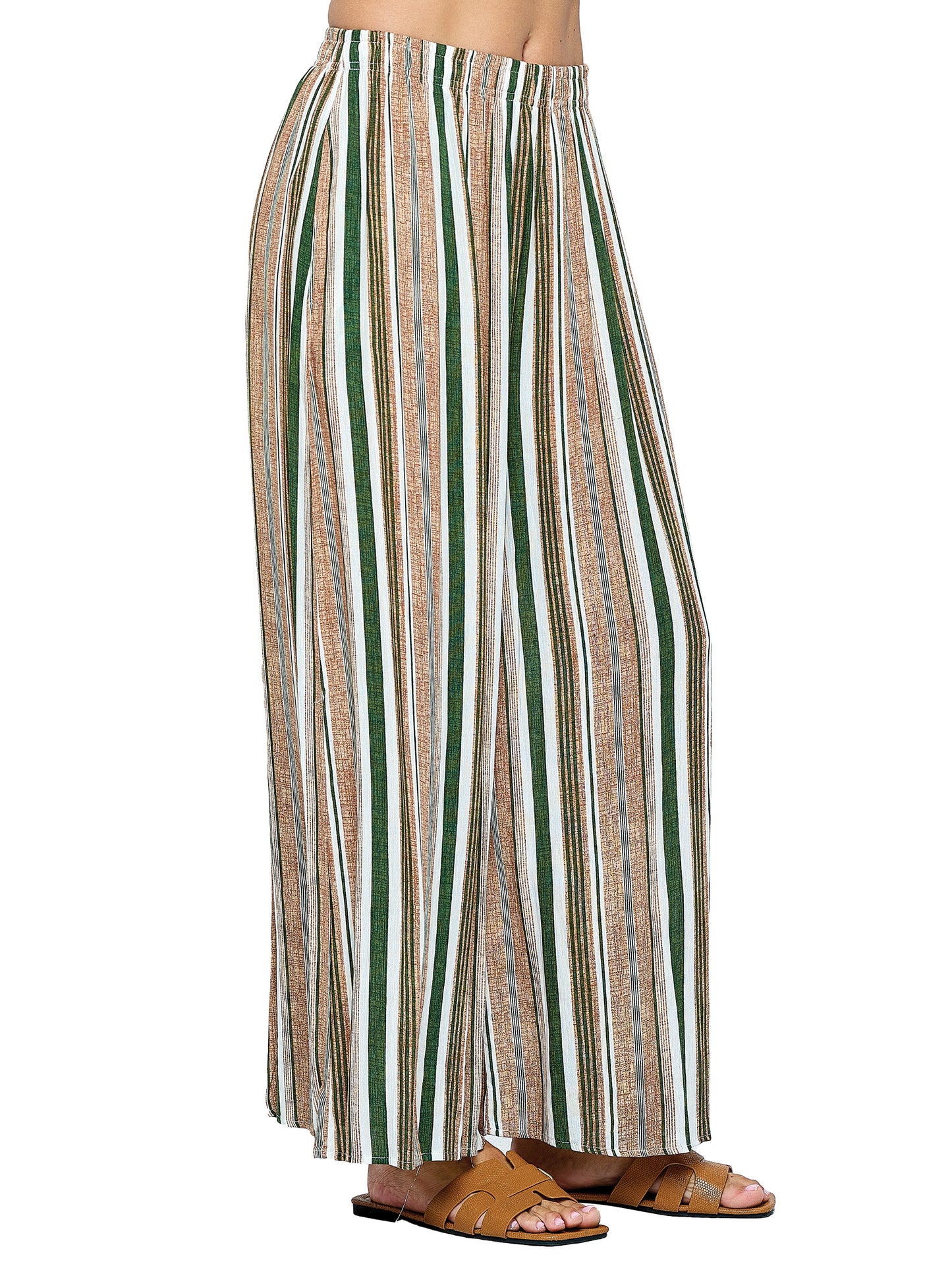 Pants Palazzo Loose Fit Striped