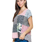 Top Patchwork Multicolor