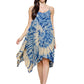 Midi Dress Spiral Tie Dye