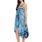 Midi Dress Spiral Tie Dye