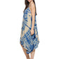 Midi Dress Spiral Tie Dye