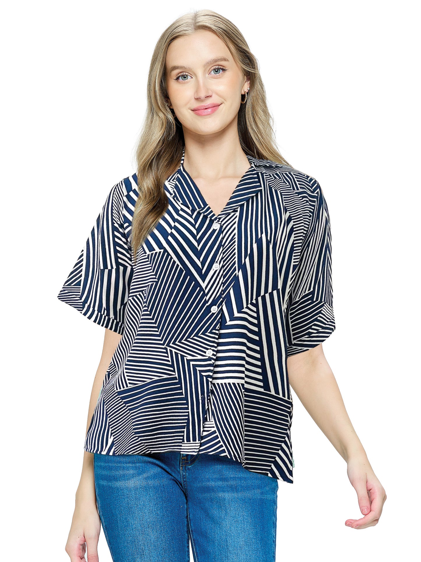 Button up Blouse Striped