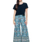 Pants Palazzo Floral Tiered