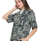 Button up Blouse Paisley Print