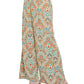 Pants Wide Leg Paisley Print Multicolor