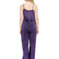 Purple Jumpsuit Distressed Vintage Wash