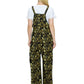 Overall Boho Jumpsuit Mushroom Floral Print