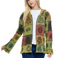 Hooded Jacket Hippie Patchwork Hand Printed