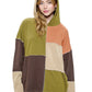 Hoodie Boho Colorblock Patchwork Stitching