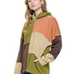 Hoodie Boho Colorblock Patchwork Stitching