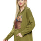 Hoodie Boho Patchwork Tree of Life Mushroom