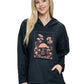 Hoodie Boho Mushroom Print