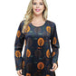 Pullover Top Loose Fit Tree of Life Forest