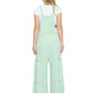 Overall Boho Wide Leg Ruffled