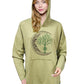 Hoodie Half Moon and Tree Of Life Print