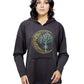 Hoodie Half Moon and Tree Of Life Print