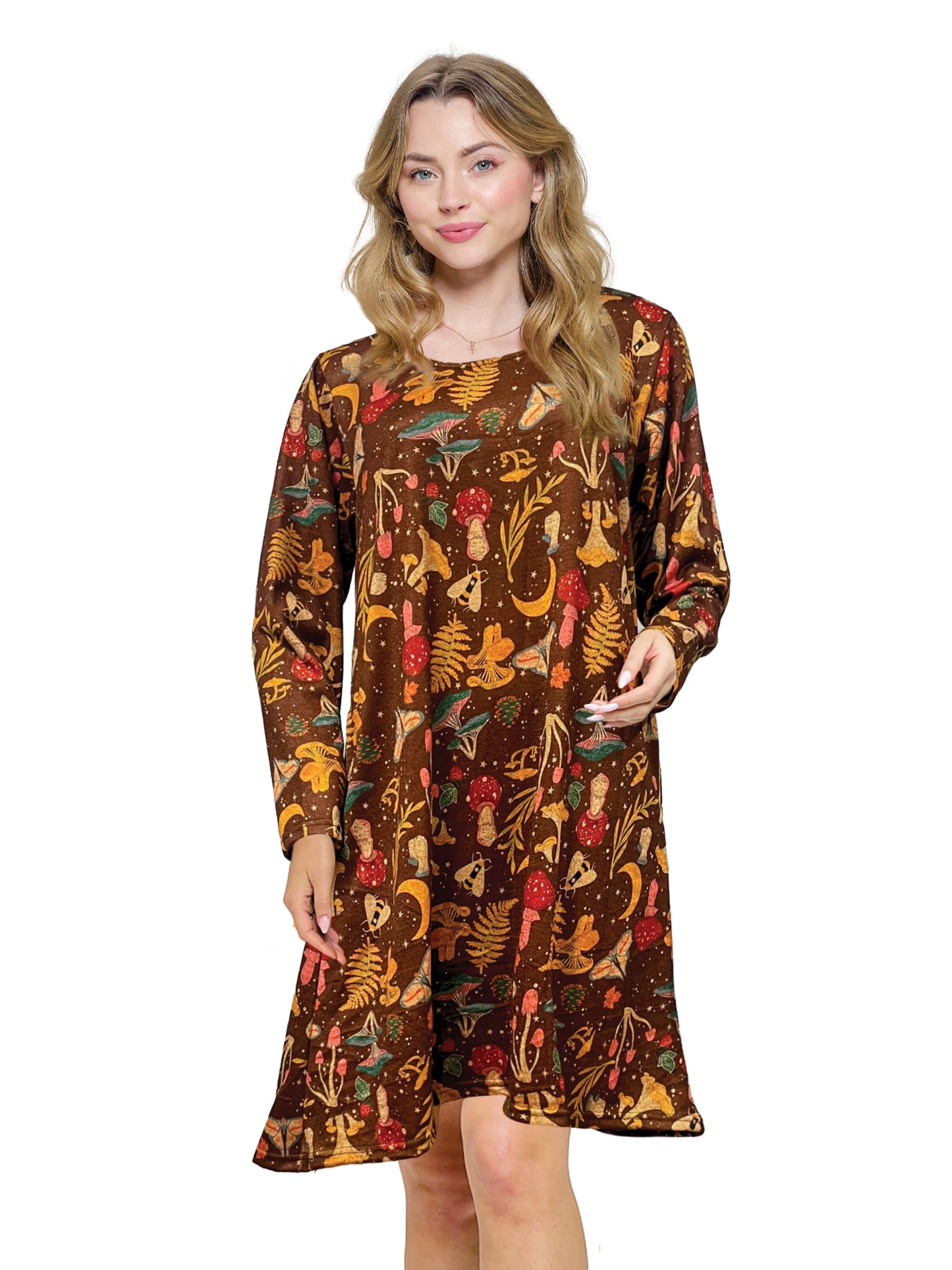 Dress Boho Nature Mushrooms