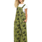 Overall Hippie Mushroom Print