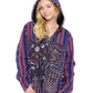 Unisex Jacket Zip-up Gheri Mandala Mushroom Print