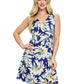 Floral Boho Dress Ruffled