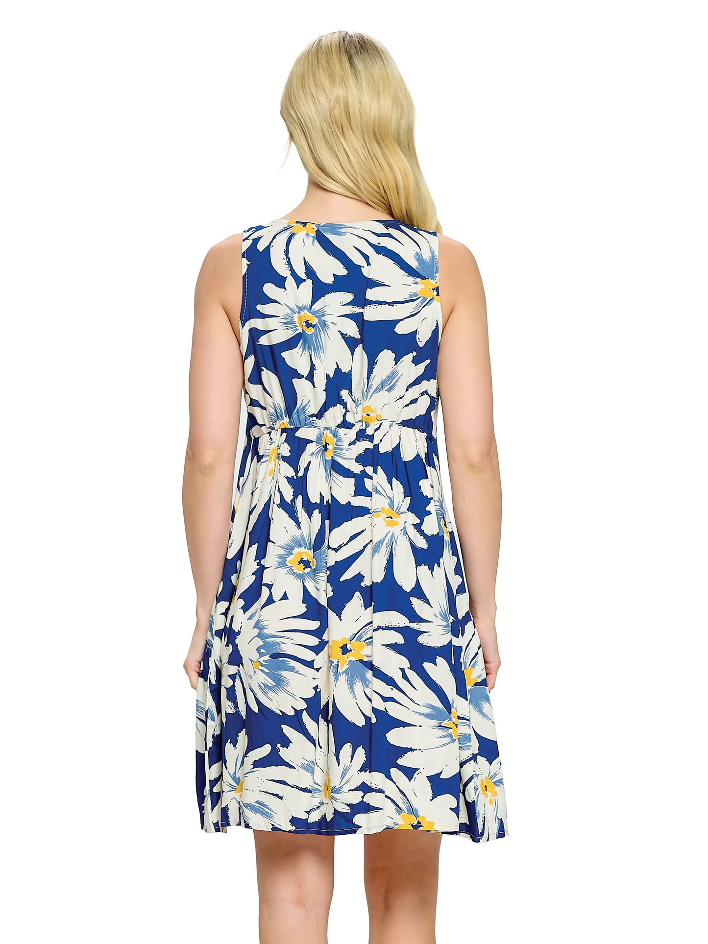 Floral Boho Dress Ruffled