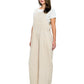Overall Boho Casual Crinkle Cotton