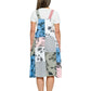 Overall Floral Patchwork  Dress