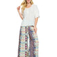 Pants Loose Fit Floral Pattern