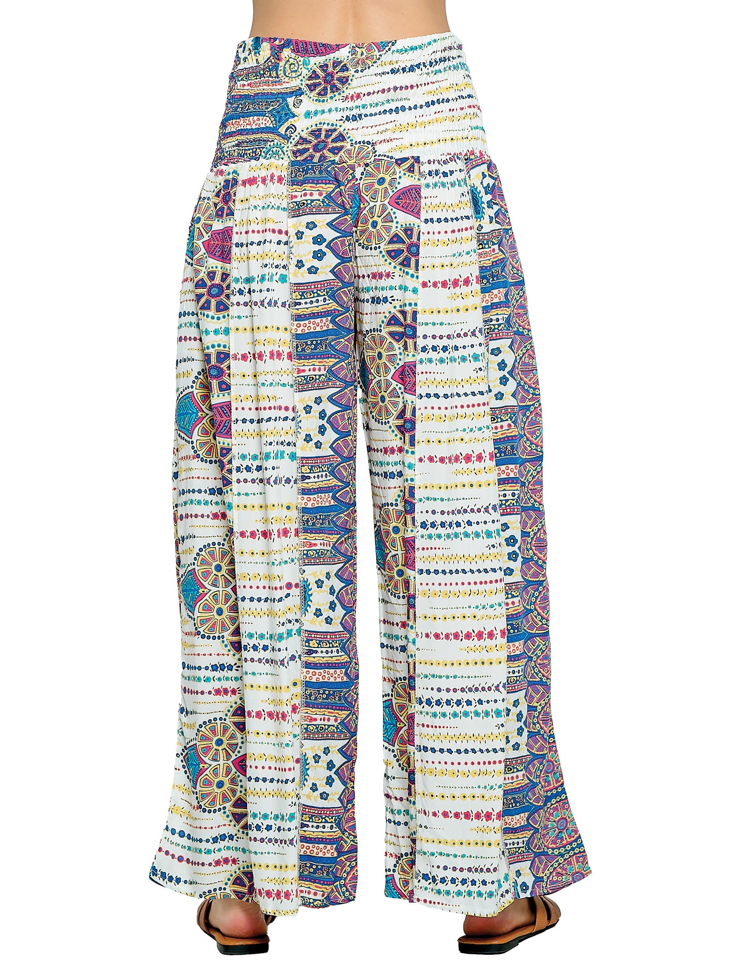 Pants Loose Fit Floral Pattern